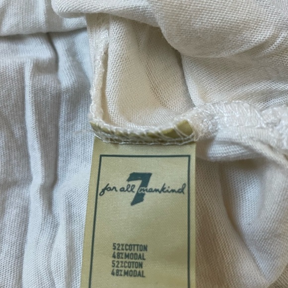 NEW 7 For All Mankind High Low Short Sleeve Tee - Picture 3 of 7